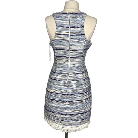 LOVERS + FRIENDS Crossroads Bodycon Dress in Blue Stripe - Picture 4 of 9